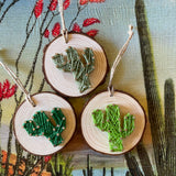 Cacti Ornaments by String & Stencil