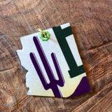 AZ & Saguaro Keychains by the Lost Highway Sign Company