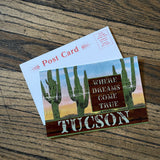 Greetings from Tucson and Arizona Postcard