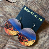 Round Upcycled Earrings by Bem·Te·Vi·Co