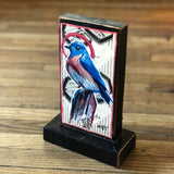 Hand-Painted Bird Stands by Isaac Lange