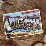 Greetings from Tucson and Arizona Postcard
