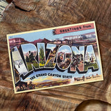 Greetings from Tucson and Arizona Postcard
