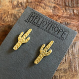 Spiny Saguaro Earrings by Heliotrope