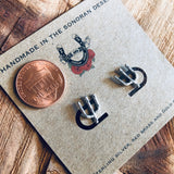 Tiny Saguaro Earrings by High and Dry