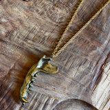 Cast Jawbone Necklaces by Heliotrope