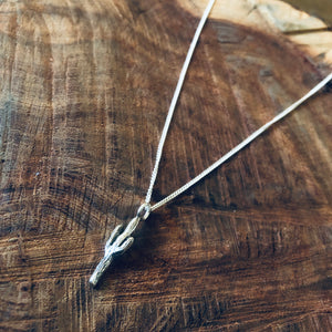 Tiny Saguaro Necklace by Heliotrope