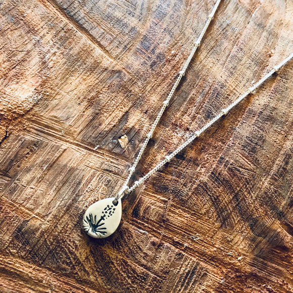 Tiny Drop Necklaces by Cactus Bloom Designs