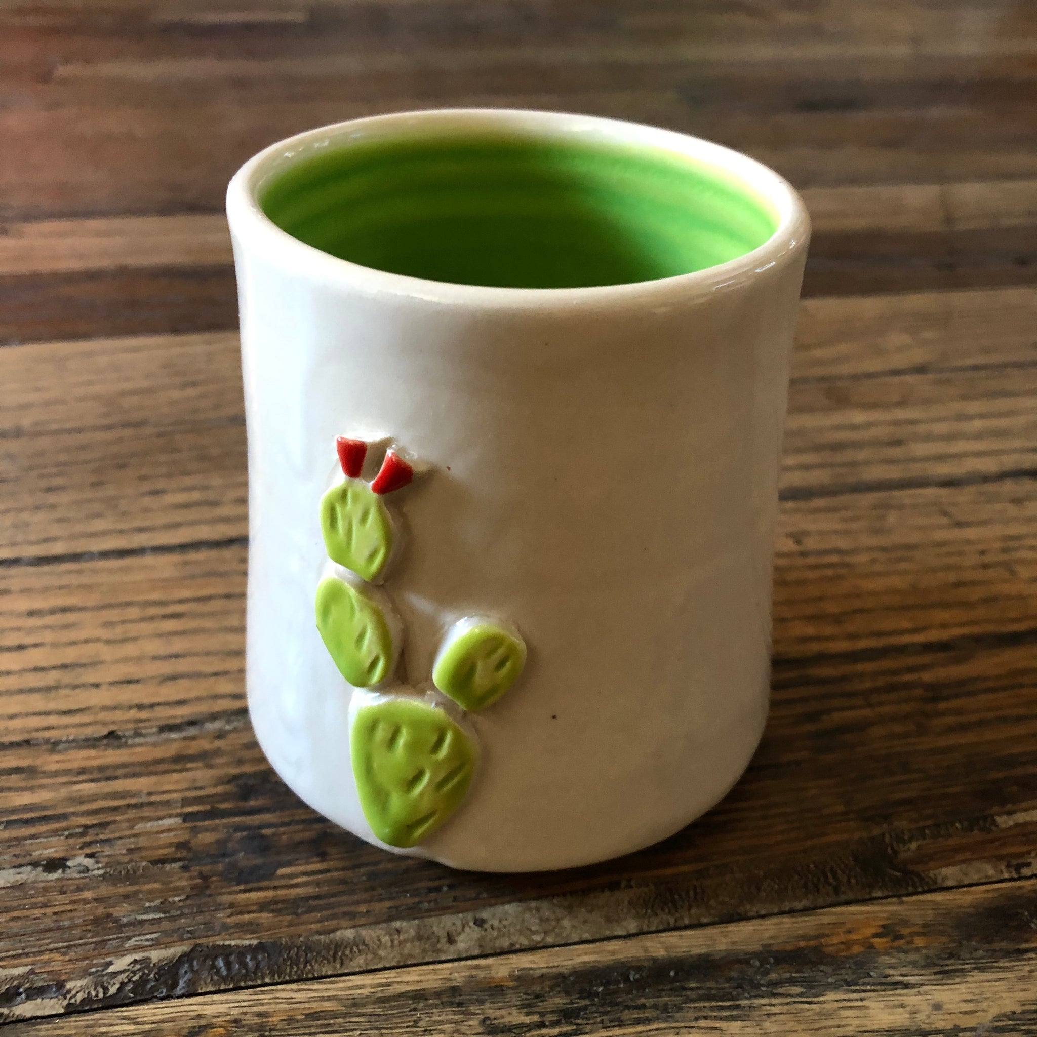 Cactus Sipping Cups by Crooked Tree Ceramics – Pop Cycle Tucson
