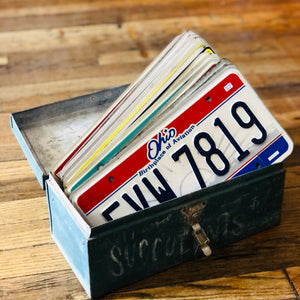 Vintage License Plates