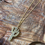 Chunky Cast Saguaro Necklace by Heliotrope