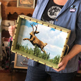 Handmade Trays with Vintage Hardware