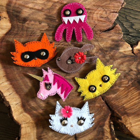 Hairclips & Pins by Monster Booty Threads