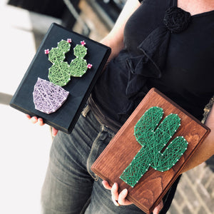 Cactus String Art 7x9