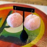 Vintage Pom Pom Earrings by Monster Booty Threads