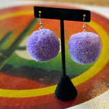 Vintage Pom Pom Earrings by Monster Booty Threads