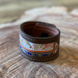 Leather & Tin Cuffs by Monster Booty Threads