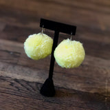 Vintage Pom Pom Earrings by Monster Booty Threads