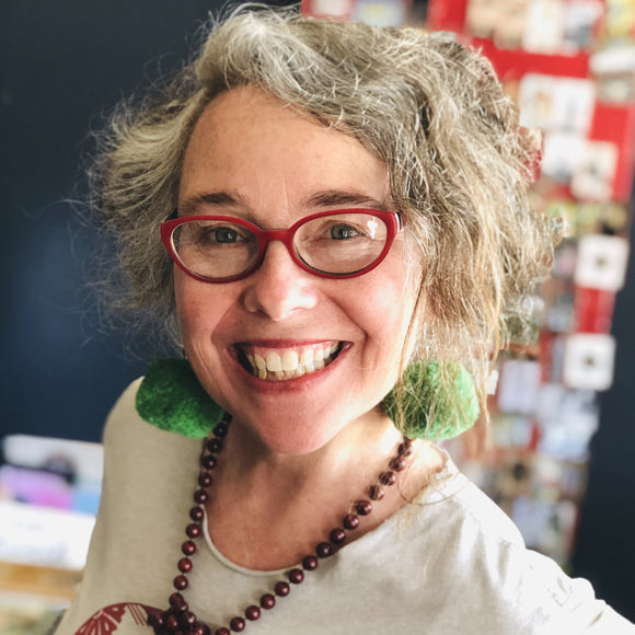 Vintage Pom Pom Earrings by Monster Booty Threads