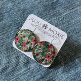 Small Resin Coated Drop Earrings