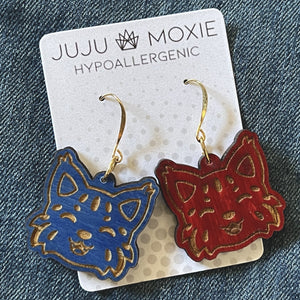 Bobcat Earrings By Juju and Moxie Co.