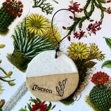 Rustic Handmade Ceramic Ornaments by Crooked Tree Ceramics