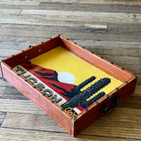 Handmade Trays with Vintage Hardware