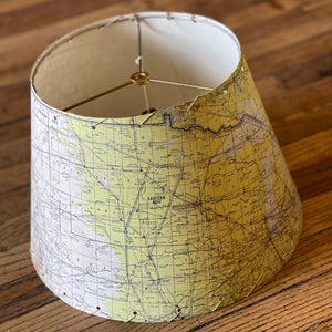Map Lampshades by Bottle Rocket Design*