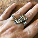 Hand Carved Desert Rings by Heliotrope