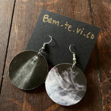 Round Upcycled Earrings by Bem·Te·Vi·Co