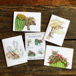 Desert Animals Card Set by Aall Forms of Life