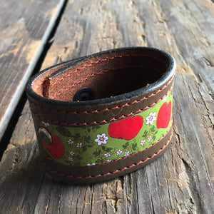 Leather & Tin Cuffs by Monster Booty Threads