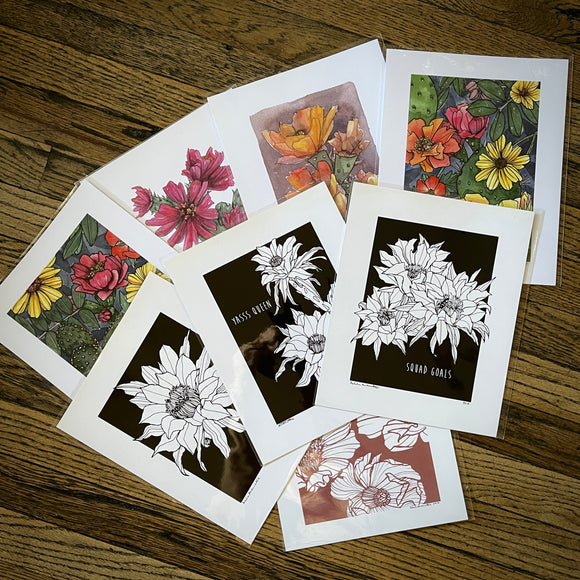 8x10 Cactus Prints by Cacti Oasis