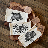 Desert Animal Canvas Zipper Pouches by Aall Forms of Life