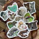 Sonoran Wildlife Stickers by Aall Forms of Life