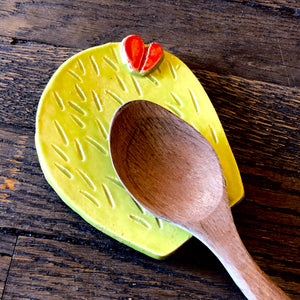 Spoon Rest by Crooked Tree Ceramics.