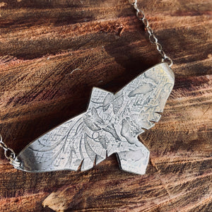 Silver Hawk Necklace by High and Dry