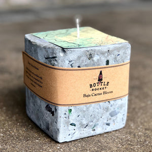 Soy Candle in Concrete Cube