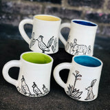 Desert Diner Mugs by Crooked Tree Ceramics