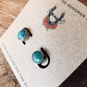 Turquoise Post Earrings By High & Dry Jewelry