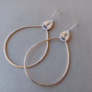 Mixed Metal Hoops by Cactus Bloom Design