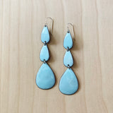 Enameled Three-Piece Earrings by Little Toro Designs*