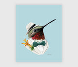 Dapper Animal Art Prints 8X10