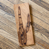 Saguaro Pyrography by Joe Marshall