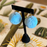 Vintage Pom Pom Earrings by Monster Booty Threads
