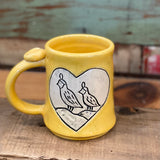 Carved Mugs by Crooked Tree Ceramics