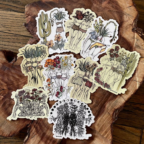 Vinyl Stickers by Marcy Ellis