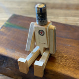 Reclaimed Wood Robots by Isaac Lange