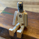 Reclaimed Wood Robots by Isaac Lange