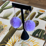 Vintage Pom Pom Earrings by Monster Booty Threads